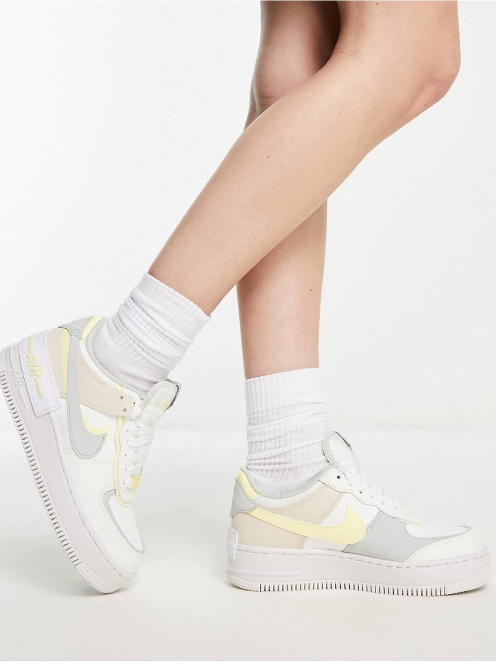 Nike Af1 Shadow Sail/Light Silver-citron Tint Voile/ Argent Clair Size 11